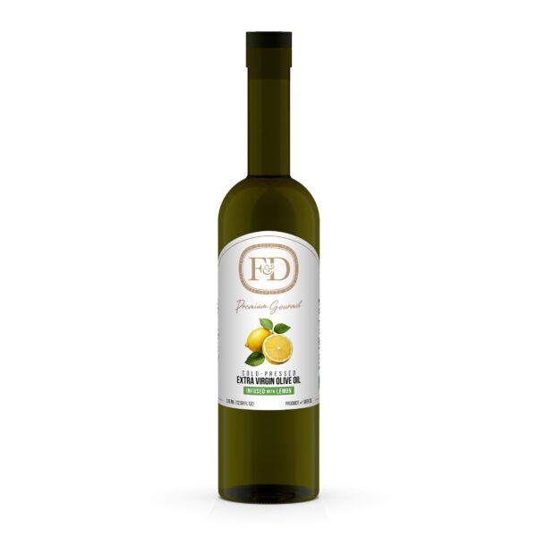 Cold-Pressed Extra Virgin Olive Oil infused with Lemon