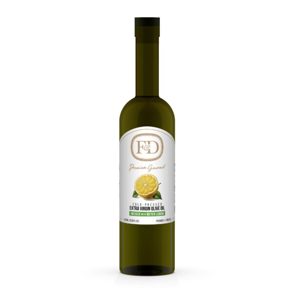 Cold-Pressed Extra Virgin Olive Oil infused with Meyer Lemon